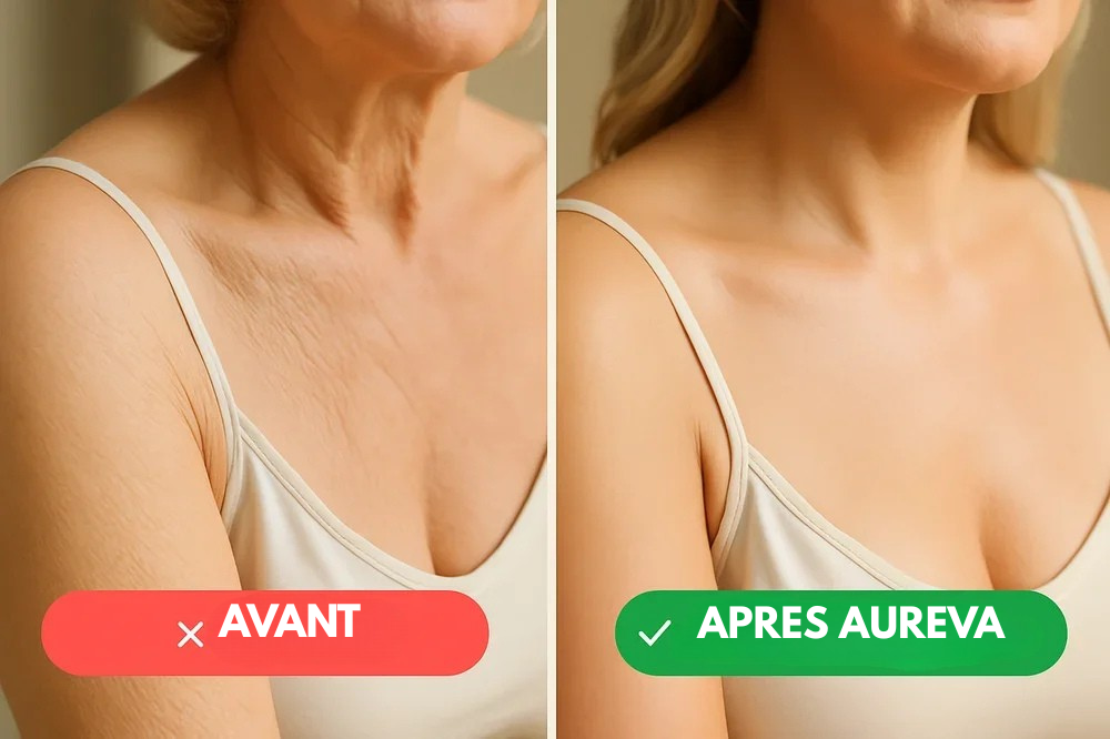Résultats avant et après l'utilisation du produit AUREVA